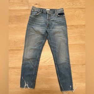 Distressed denim from Zara